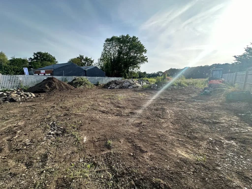 Foundation work in progress